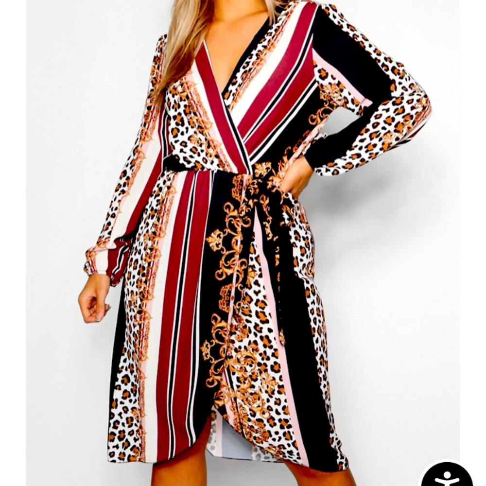 Sexy wrap dress
